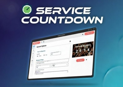 Service Countdown - Church & Events Countdown Timer