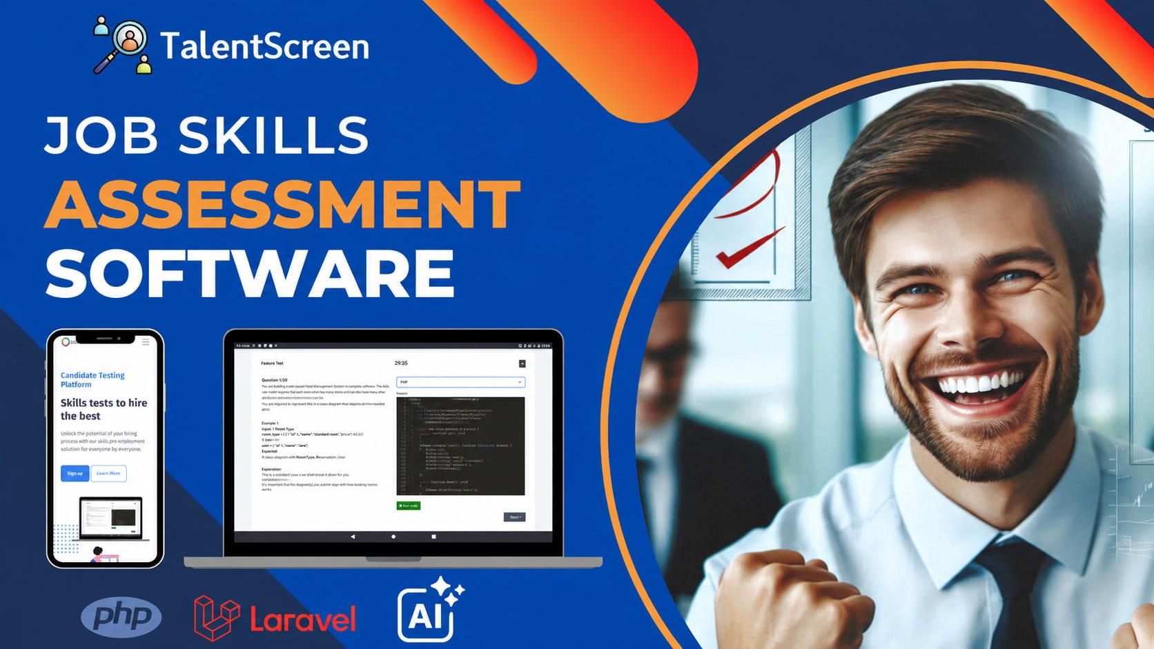 TalentScreen - Pre Employment Testing PHP/Laravel Software